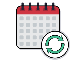 Online Church Calendar Sync Icon